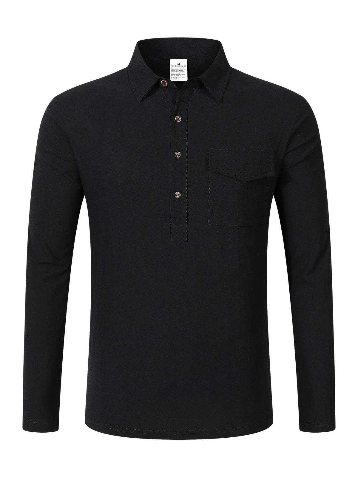 Slim-Fit Leinen-Polohemd – Bild 4 | LuxeStyle