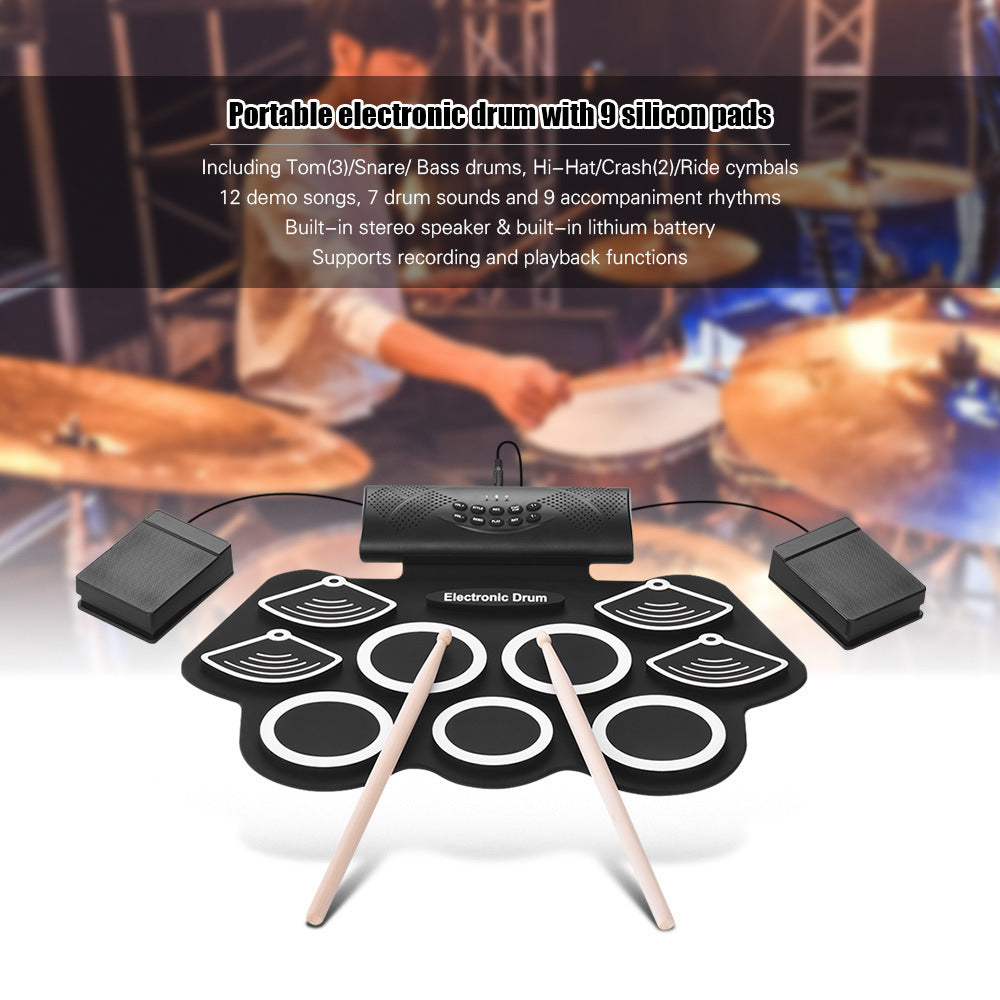 Faltbare Silikon-Handroll-Trommel