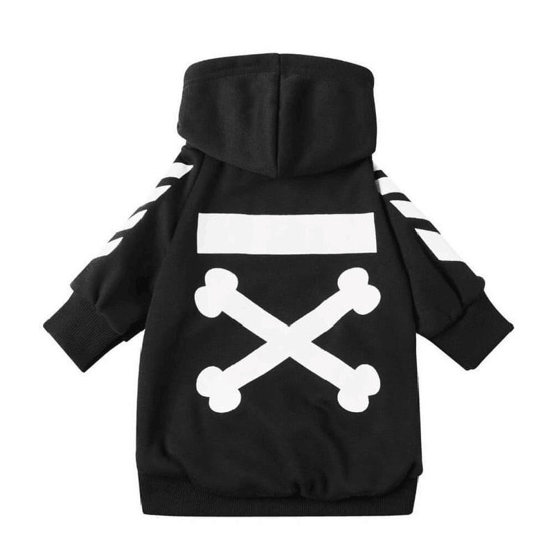 Winter-Hundejacke mit Kapuze