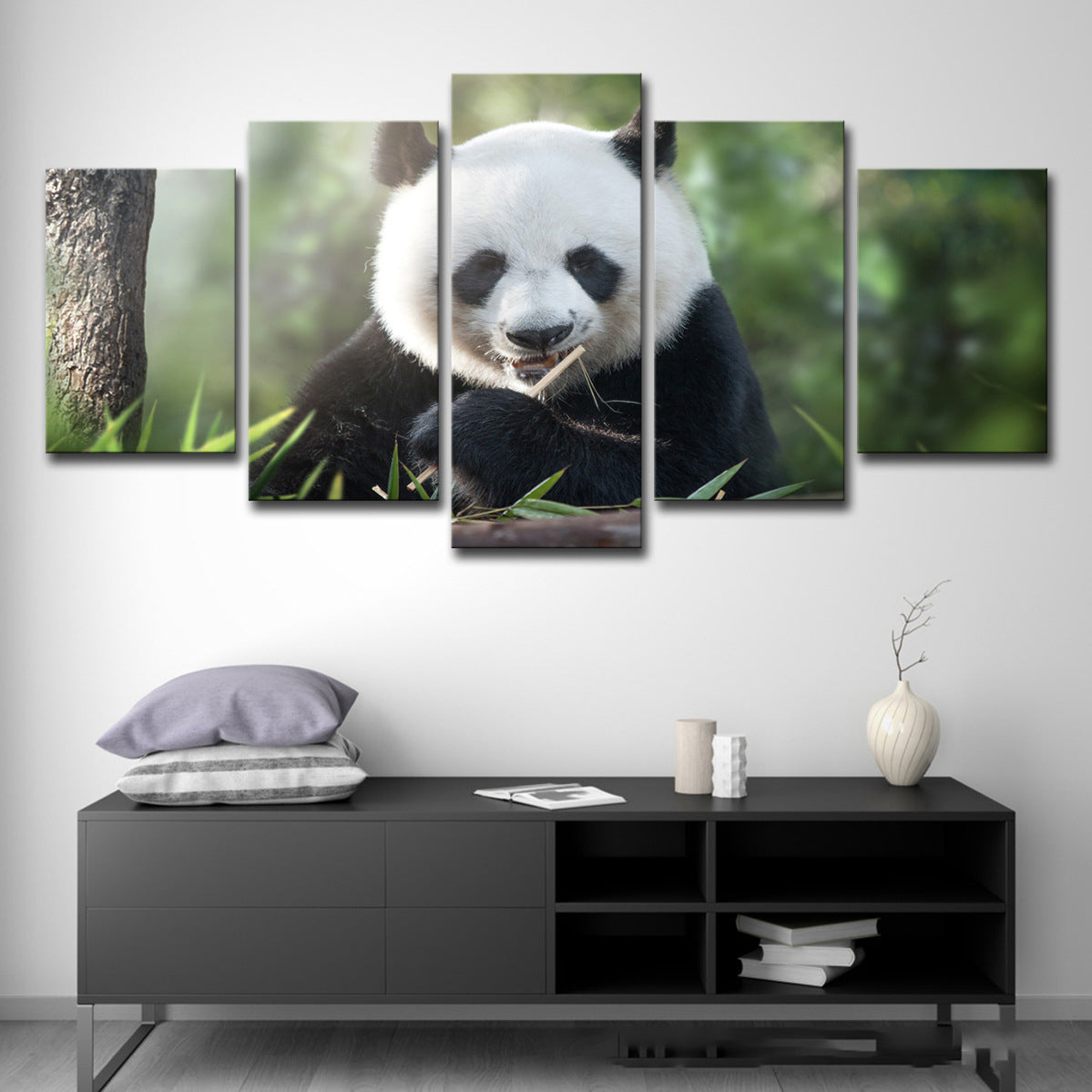 Panda Leinwandposter – Bild 4 | LuxeStyle