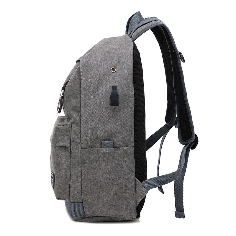 Canvas-Rucksack mit USB-Ladeanschluss – Bild 9 | LuxeStyle
