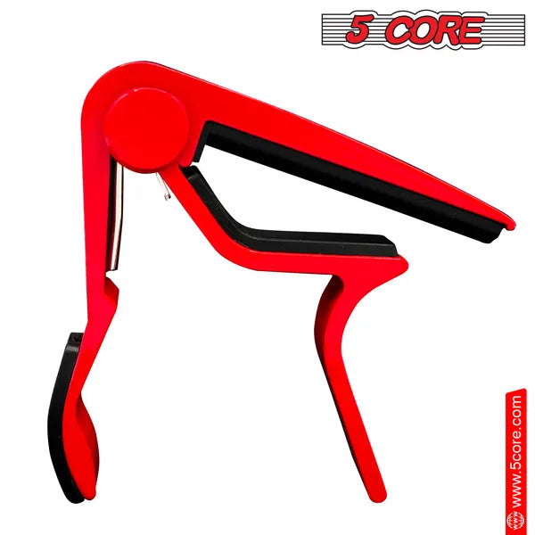 5CORE Kapodaster für Saiteninstrumente (Rot) – Ansicht 2