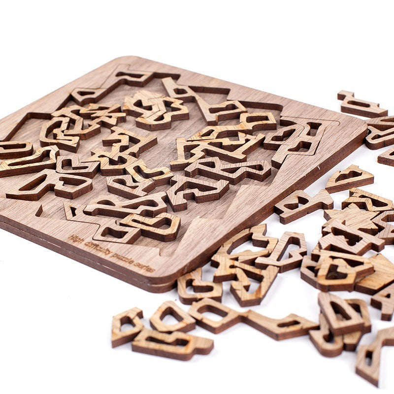 Holzpuzzle Dinosaurier Escher-Würfel – Bild 2 | LuxeStyle