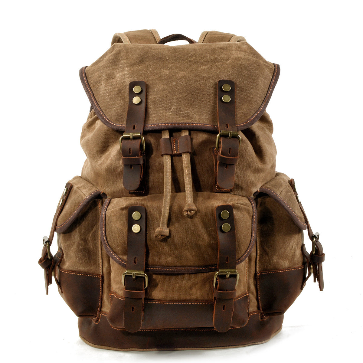 Rucksack aus Canvas und Leder – Bild 3 | LuxeStyle