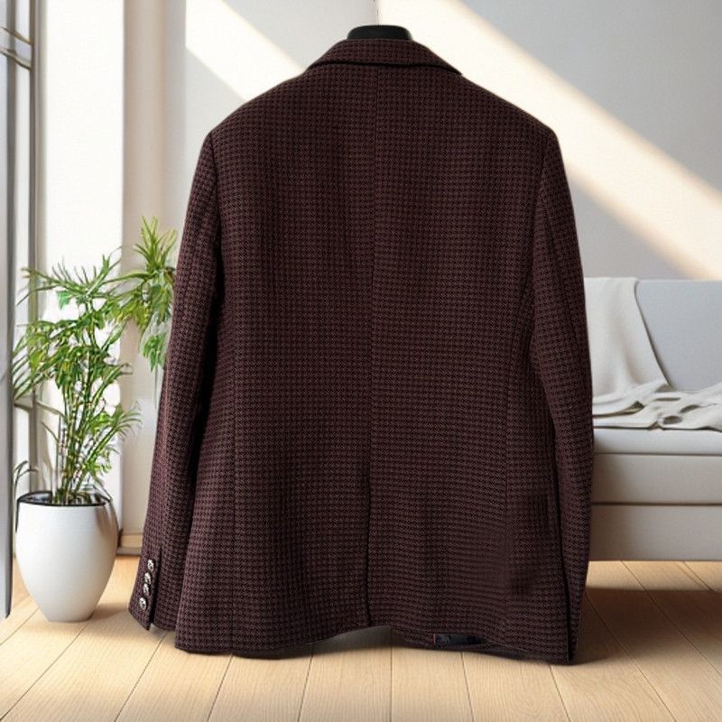 Herren Slim-Fit Sakko aus Leinen