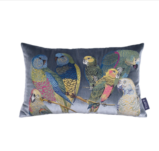 Papagei Samt-Kissen – Bild 6 | LuxeStyle