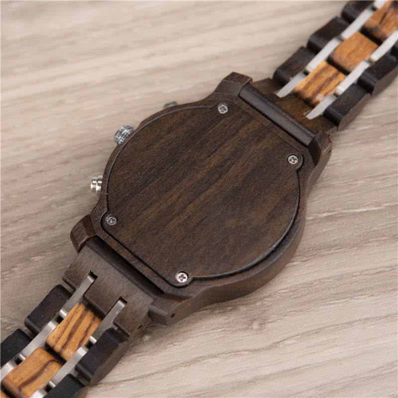 Holz- elektronische Armbanduhr – Bild 2 | LuxeStyle