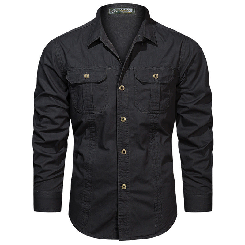 Langarmshirt aus reiner Baumwolle