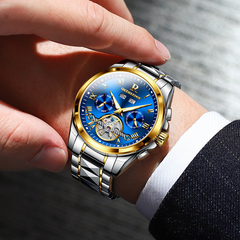 Automaticische Herrenuhr Edelstahlarmband 41 mm Gehäuse