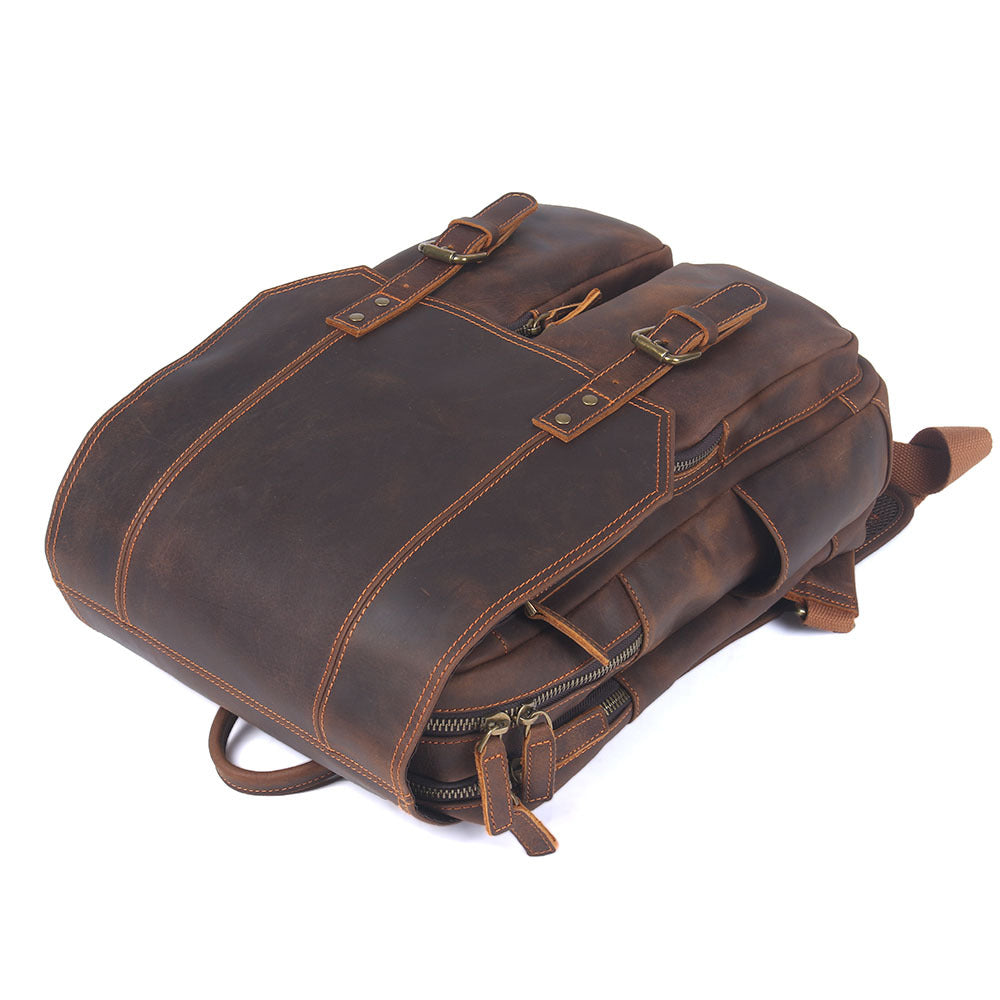 Vintage Crazy Horse Lederrucksack