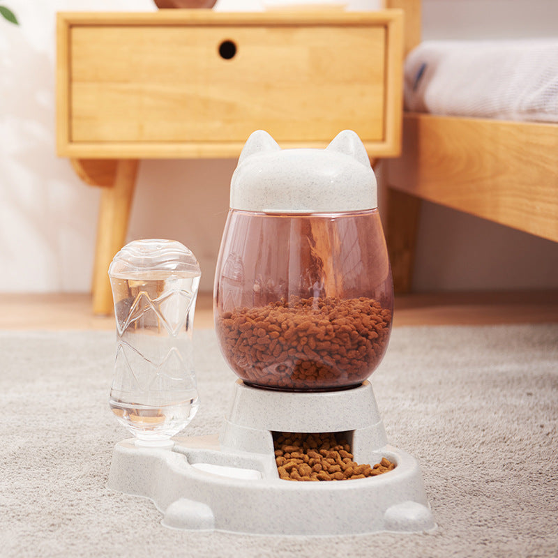 2-in-1 Futter- und Wasserspender für Haustiere