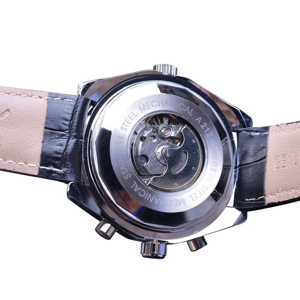 Herrenuhr mit Zeiger- und Zahlenanzeige – Bild 2 | LuxeStyle
