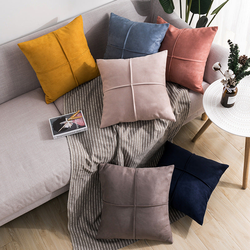 Sofa-Kissenbezug aus Wildlederimitat – Bild 12 | LuxeStyle