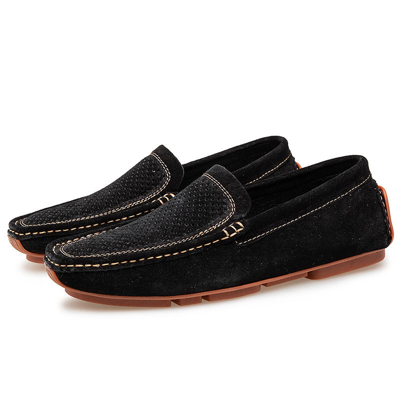 Atmungsaktive Herrenschuhe aus Echtleder