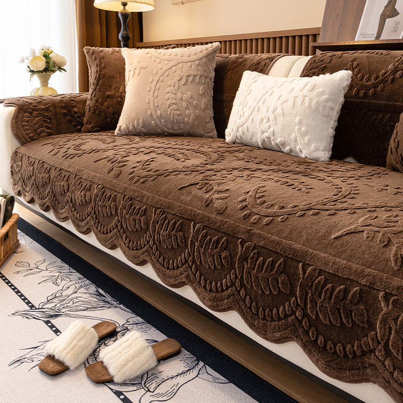 Französisches Cremedesign Angora-freier Kissenbezug