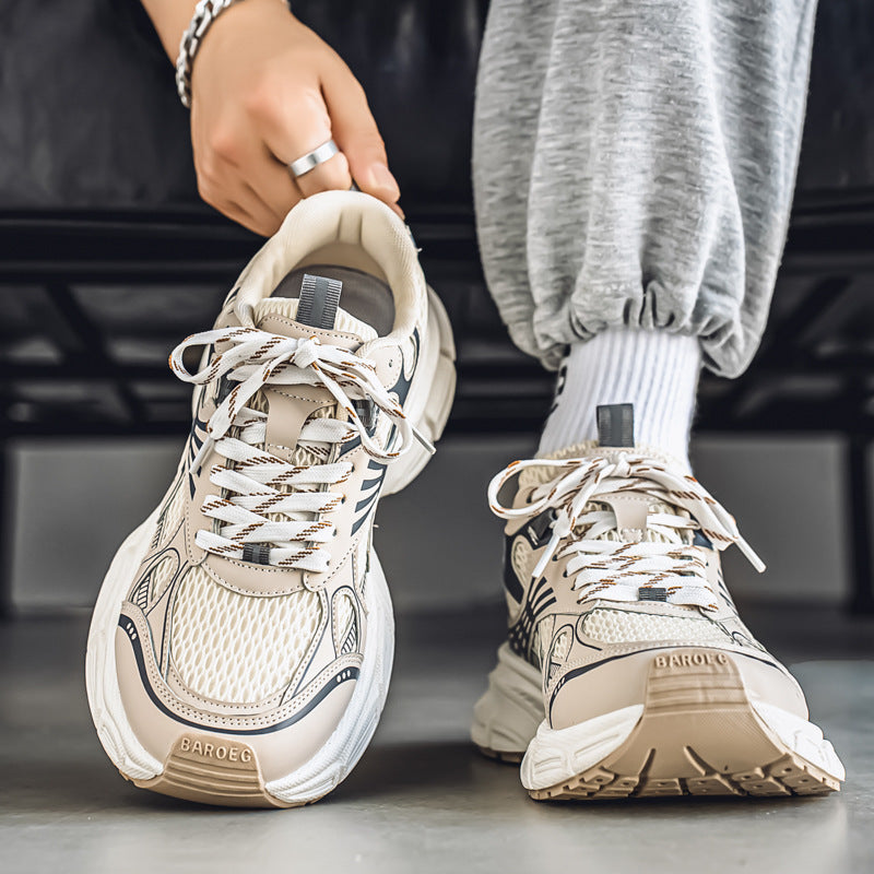 Atmungsaktiver Mesh Sportschuh für breite Füsse