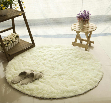 Runder Hochflor-Teppich aus Kunstfell – Bild 9 | LuxeStyle