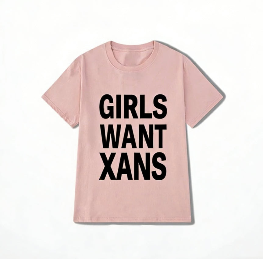 Hiphop Chic Y2K Baumwoll-T-Shirt mit Harajuku-Print