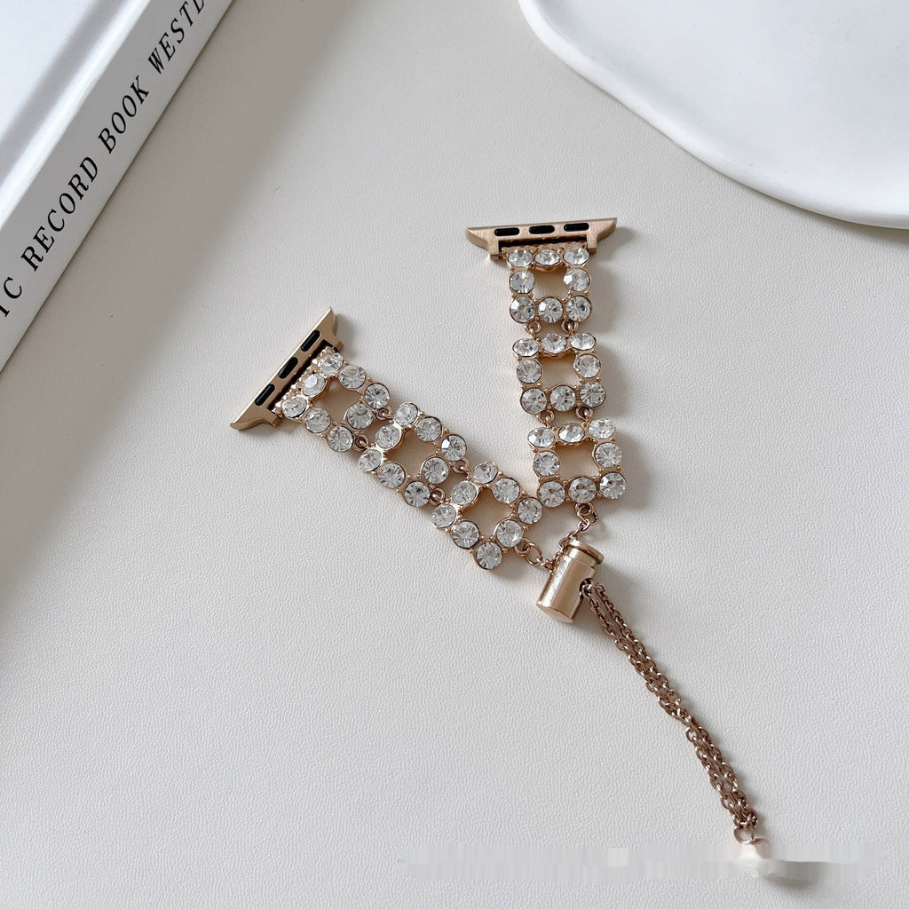 Rhinestone-Uhrenarmband für Apple Watch – Bild 2 | LuxeStyle