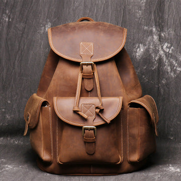 Rucksack Damen Crazy Horse Leder – Bild 11 | LuxeStyle