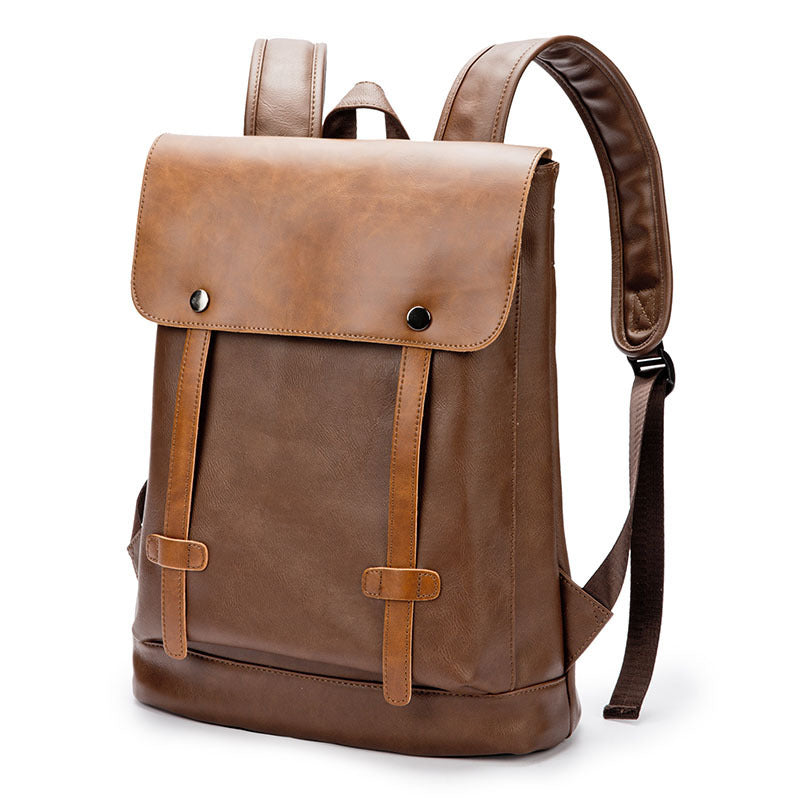 College-Rucksack aus PU-Leder – Bild 7 | LuxeStyle