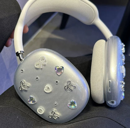 Schutzhülle für AirPods Max (Schleife & Herz)