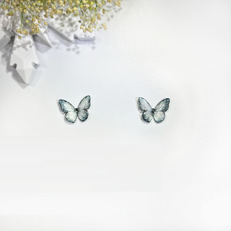 Retro Eisgrau-blau Schmetterling Haarclip – Bild 12 | LuxeStyle