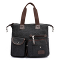 Herren Schulterdiagonaltasche aus Canvas, 36 × 13 × 29 cm | LuxeStyle