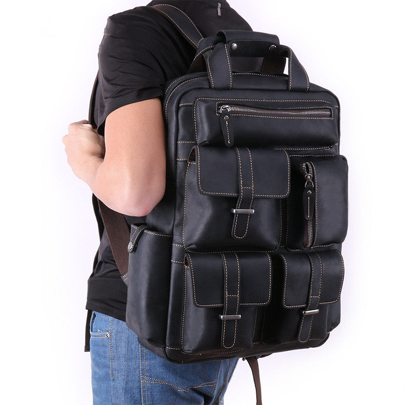 Käferleder-Rucksack für Herren – Bild 2 | LuxeStyle