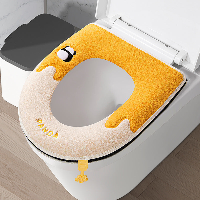 WC-Sitzauflage flauschig, wasserdicht – Bild 2 | LuxeStyle