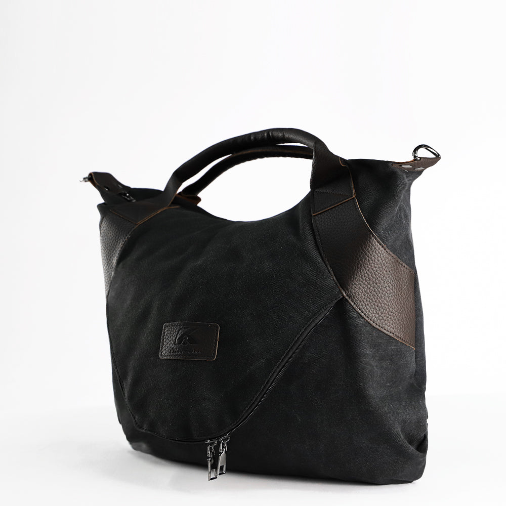 Retro Canvas Schultertasche