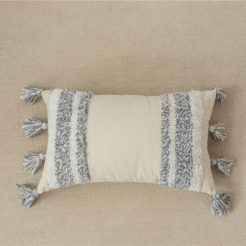 Quadratischer Kissenbezug mit Quasten – Bild 3 | LuxeStyle