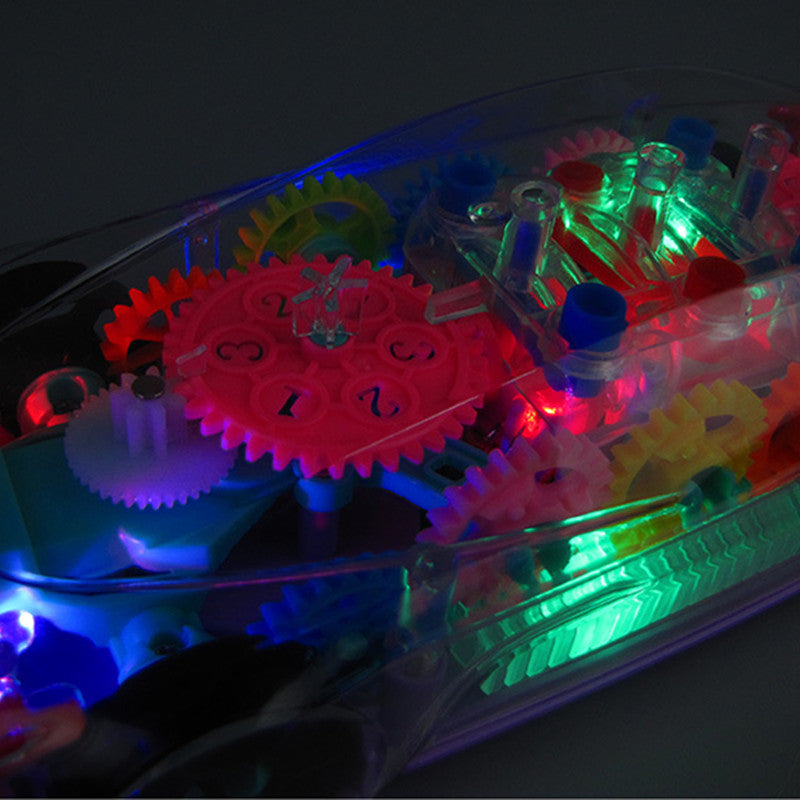 Transparentes Puzzle-Konzeptauto