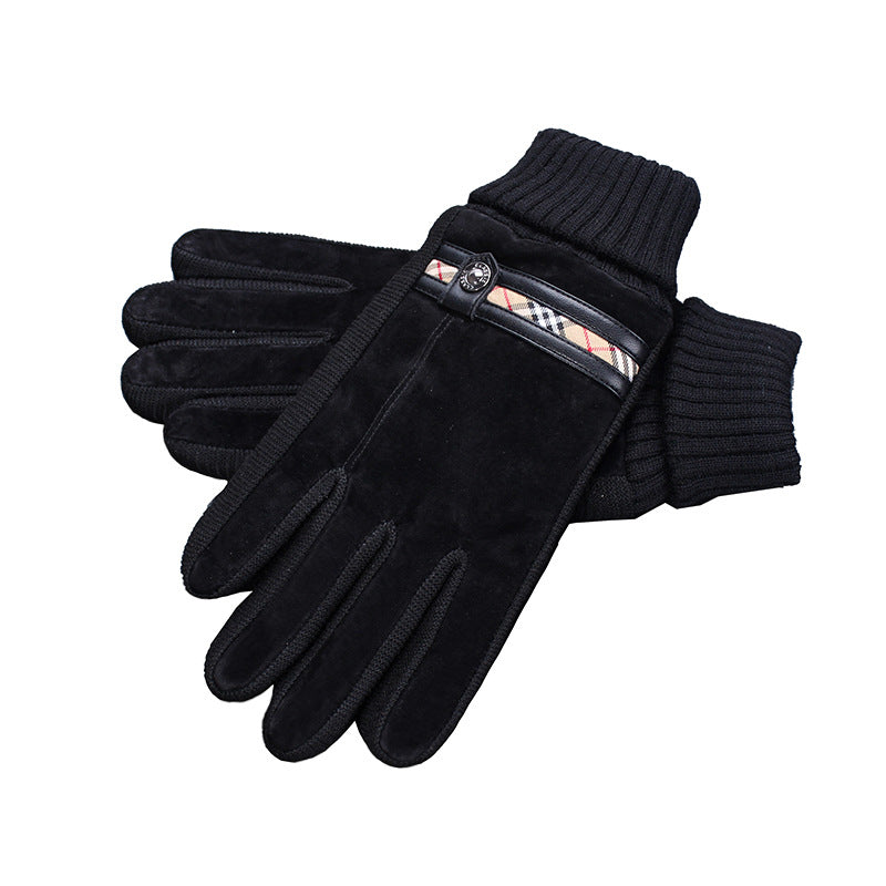 Warme Lederhandschuhe für Herren