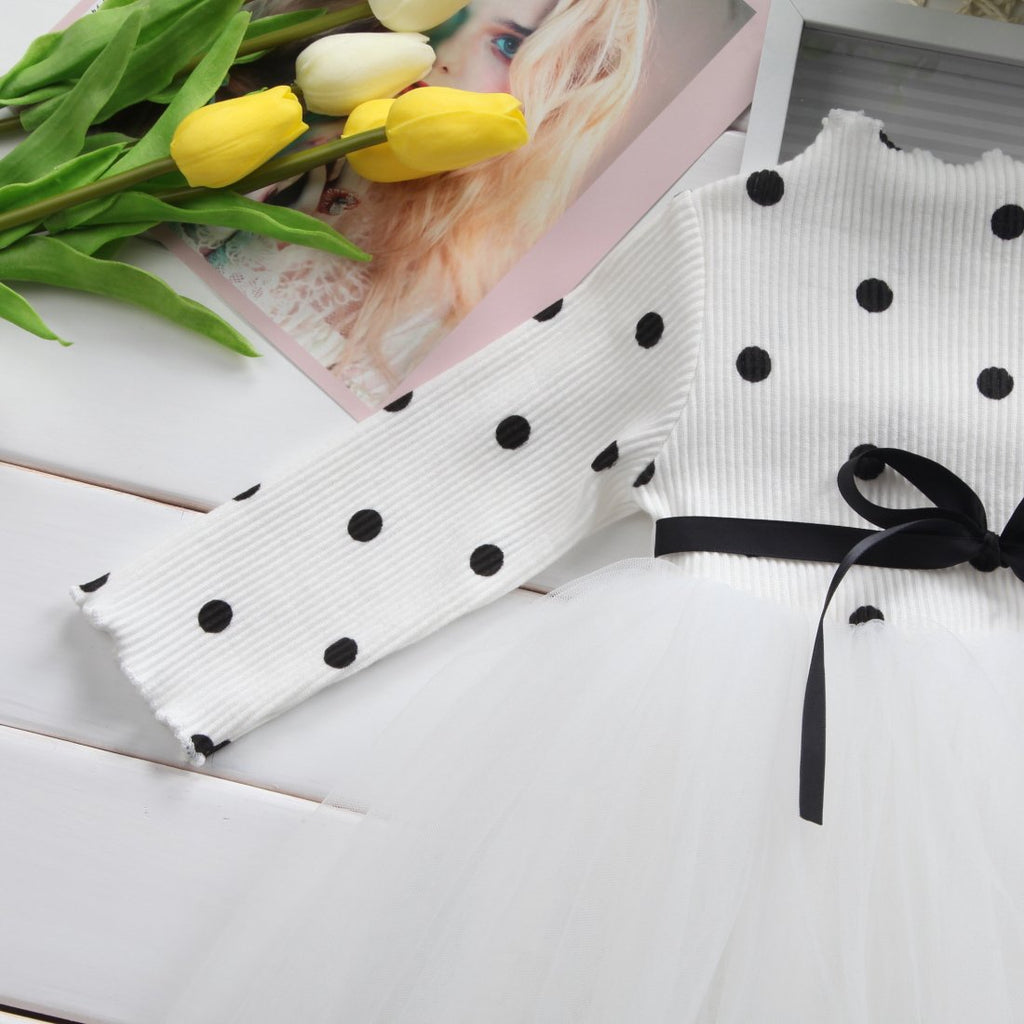 Tutu-Kleid für Baby Girls – Langarm mit Spitze