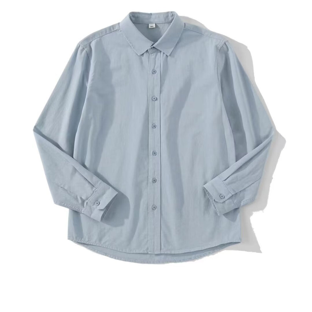 Herren Langarmshirt – Einfarbig, Vielseitig – Bild 5 | LuxeStyle