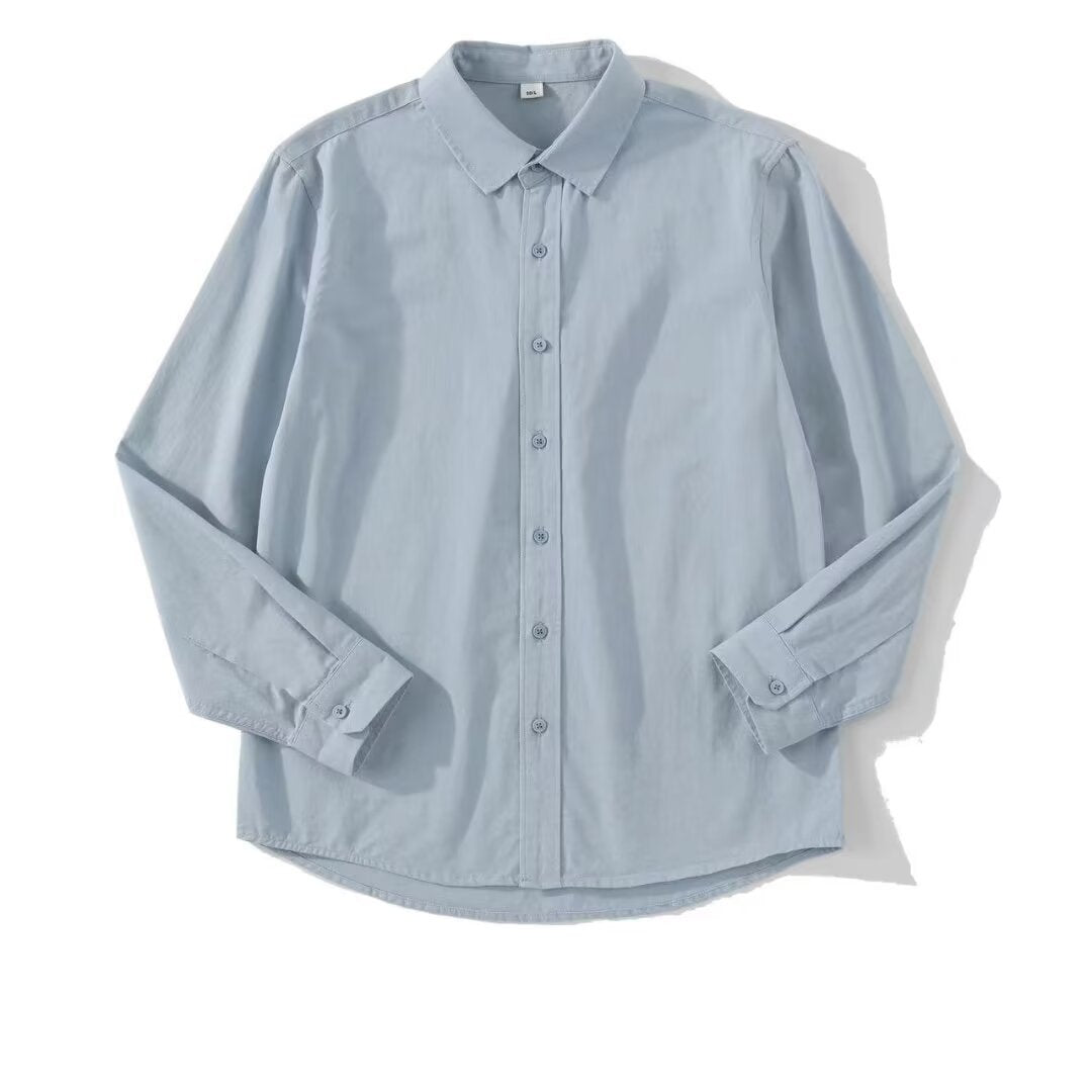 Herren Langarmshirt – Einfarbig, Vielseitig – Bild 5 | LuxeStyle