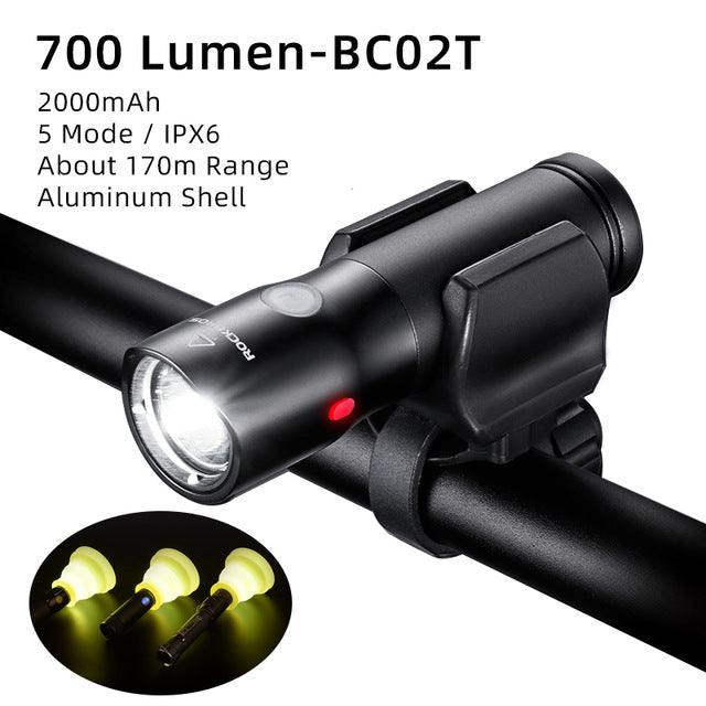 ROCKBROS Velo Frontlicht USB-Ladefunktion