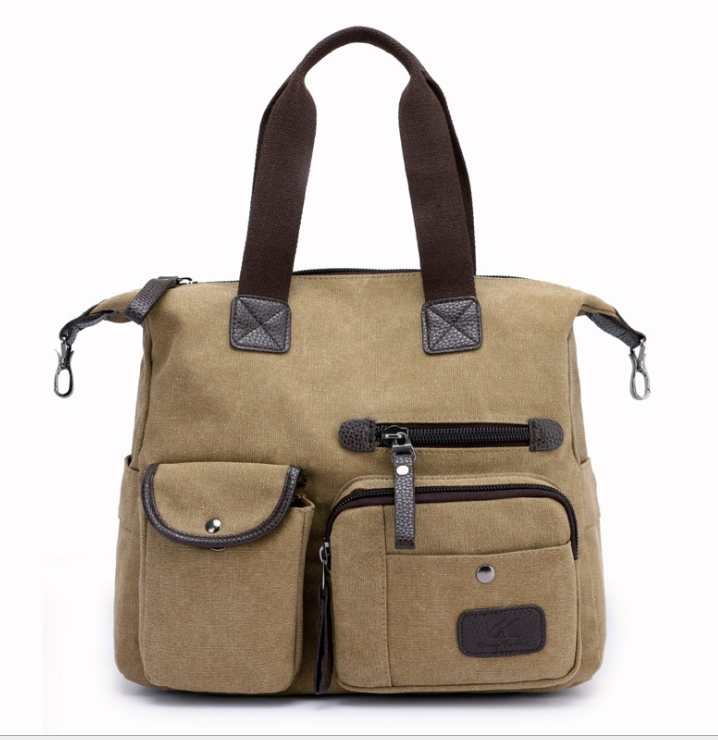 Herren Schulterdiagonaltasche aus Canvas, 36 × 13 × 29 cm – Bild 4 | LuxeStyle