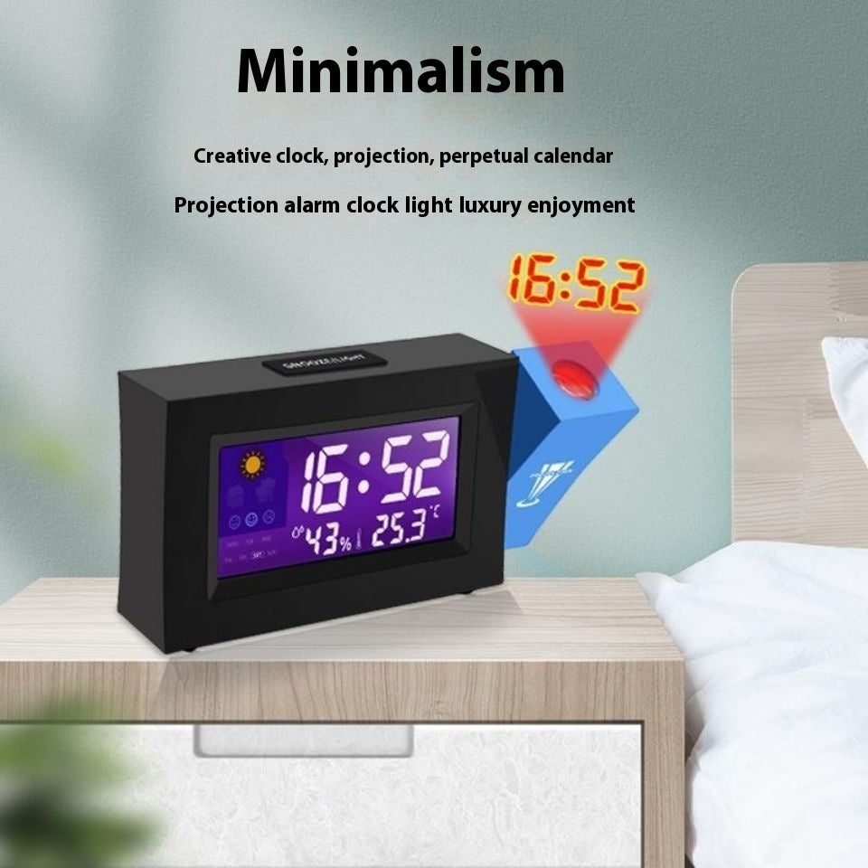 Wetterstation mit Farbdisplay und Projektion