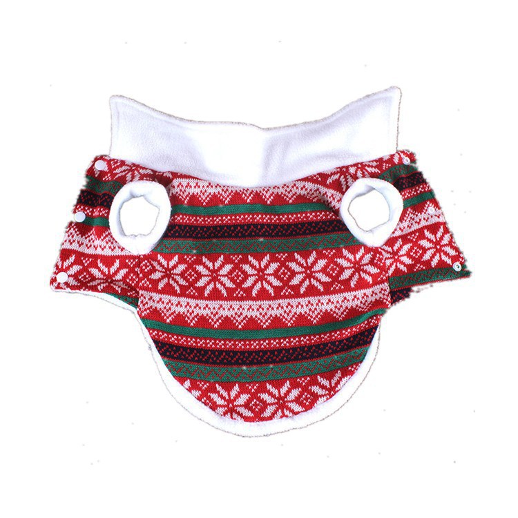 Hunde-Winterpullover mit Weihnachts-Jacquard – Bild 2 | LuxeStyle