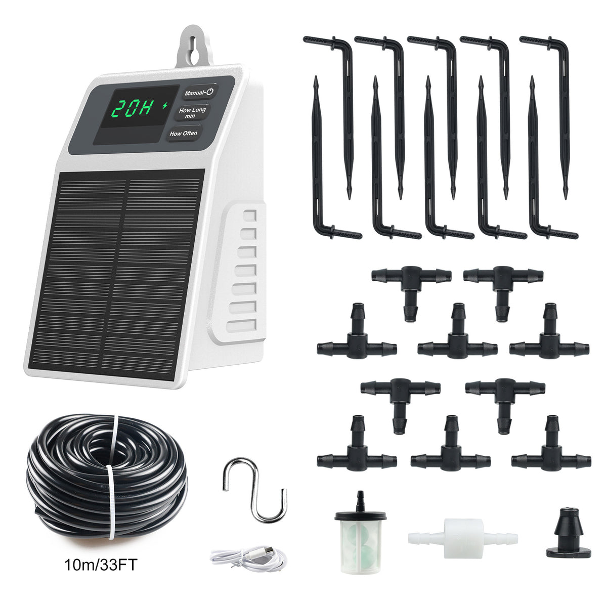 Bewässerungscomputer für Pflanzen (Solar)