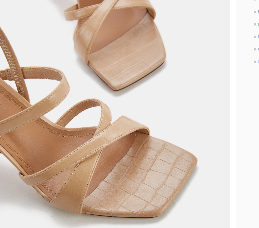 Open-Toe-High-Heel Sandalen Frühling/Sommer