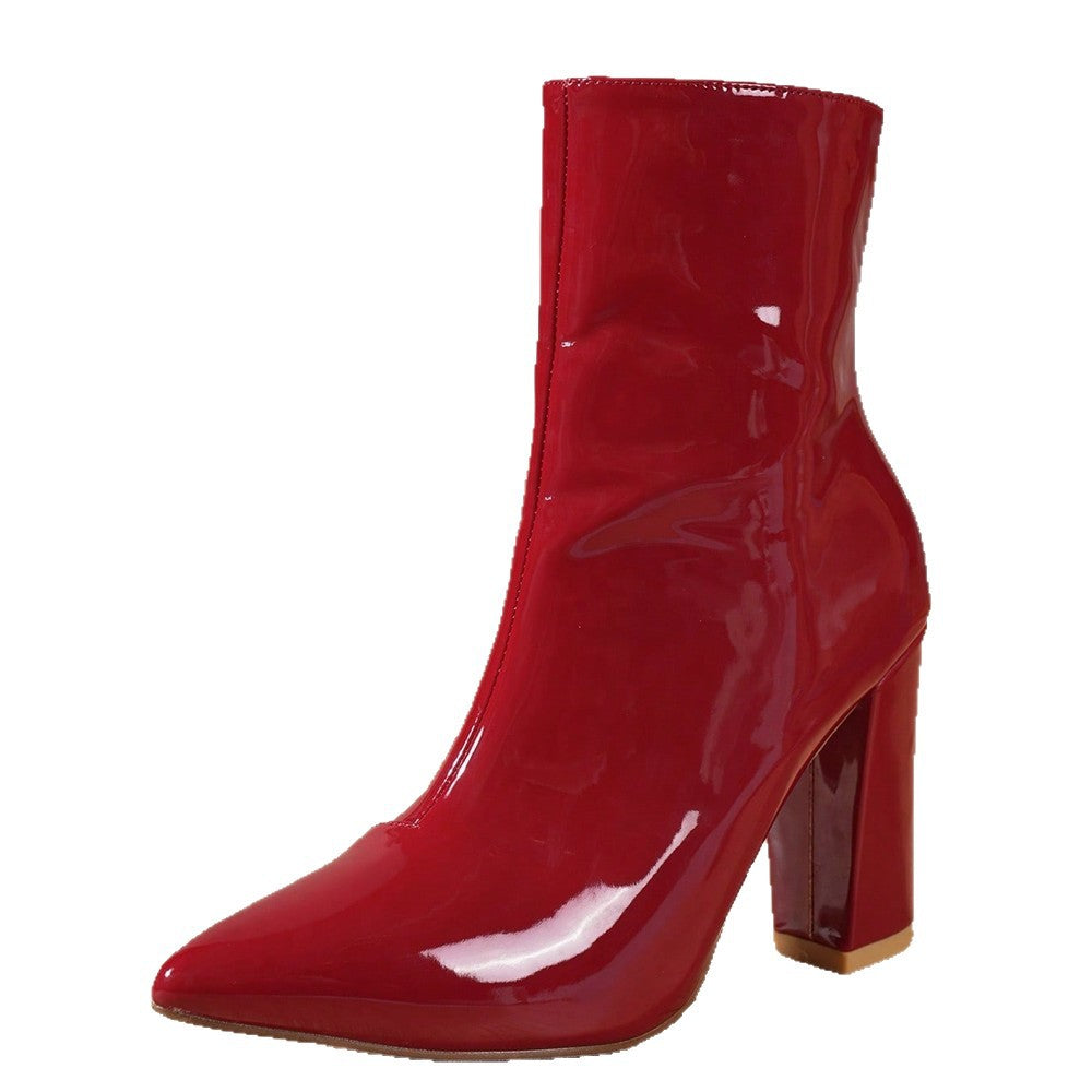 Gold-Silber Stiefeletten mit Spitze