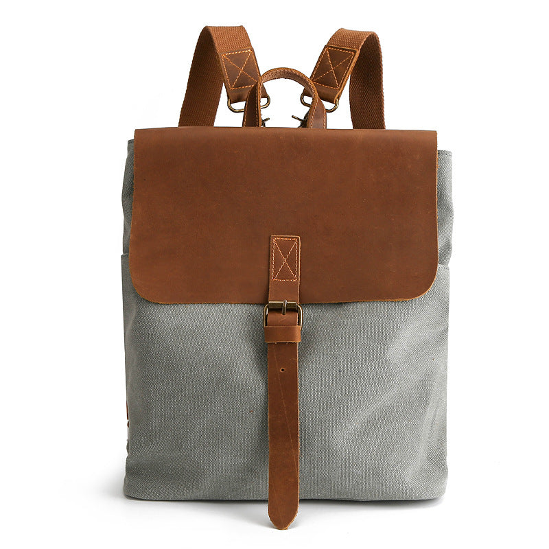Retro Rucksack aus Crazy Horse Leder für Damen – Bild 6 | LuxeStyle