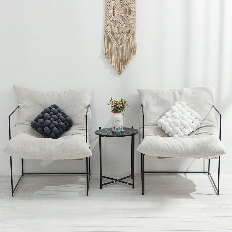Gewebtes Plüschkissen für stilvolles Wohnen – Bild 7 | LuxeStyle