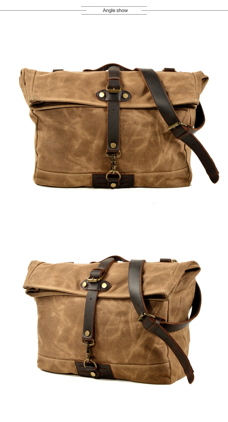Herren Canvas Umhängetasche – Bild 2 | LuxeStyle