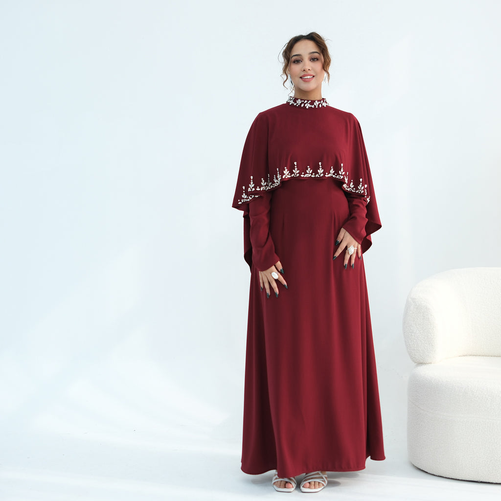 Elegantes Zweiteiliges Kleid mit Strass