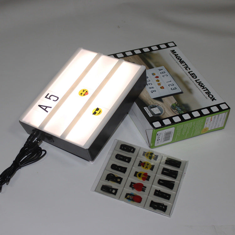 LED Leuchtkasten mit Buchstabenkarten – Bild 9 | LuxeStyle