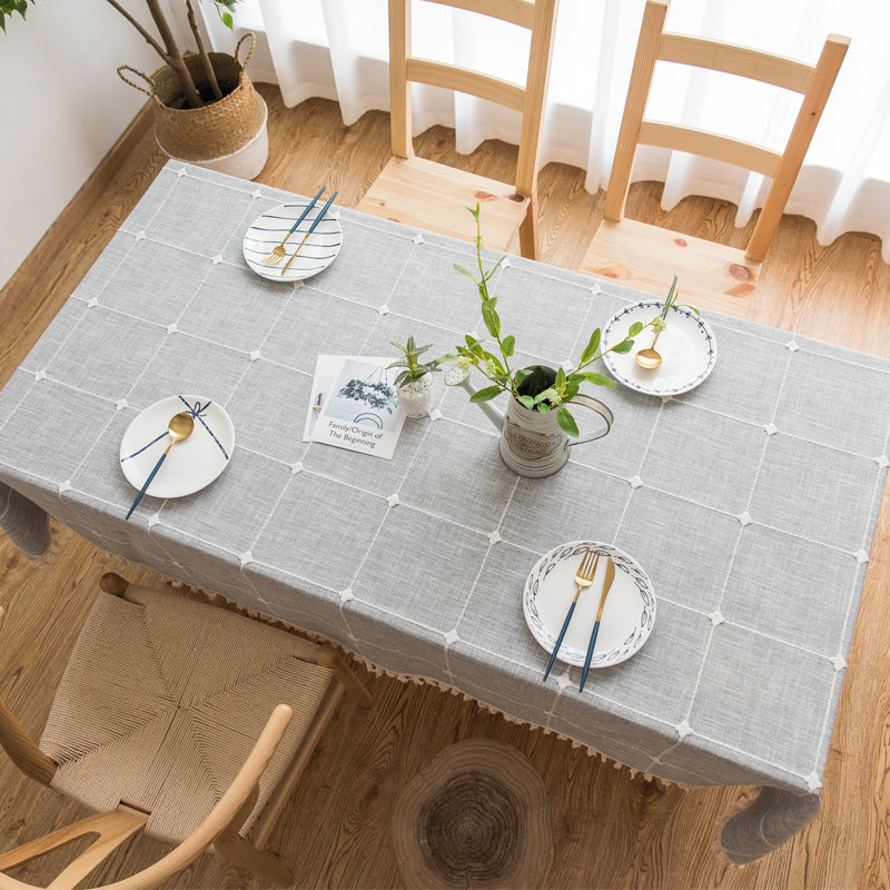 Jacquard-Tischdecke mit Blumenmuster – Bild 3 | LuxeStyle